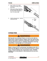 Preview for 17 page of Shindaiwa FH235 Operator'S Manual