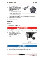 Preview for 28 page of Shindaiwa FH235 Operator'S Manual