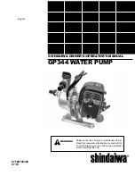 Preview for 1 page of Shindaiwa GP344 Owner'S/Operator'S Manual