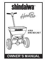 Shindaiwa HomePro 41RS Broadcast Owner'S Manual preview