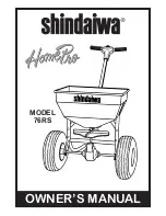 Shindaiwa HomePro 76RS Owner'S Manual preview