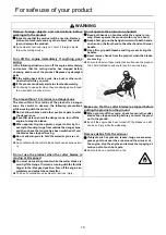 Предварительный просмотр 12 страницы Shindaiwa HT320S Operator'S Manual