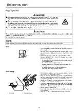 Предварительный просмотр 16 страницы Shindaiwa HT320S Operator'S Manual