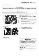 Предварительный просмотр 21 страницы Shindaiwa HT320S Operator'S Manual