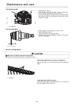 Предварительный просмотр 22 страницы Shindaiwa HT320S Operator'S Manual