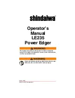 Preview for 1 page of Shindaiwa LE235 Operator'S Manual