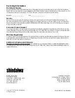 Предварительный просмотр 28 страницы Shindaiwa LE254 Owner'S/Operator'S Manual