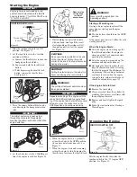 Предварительный просмотр 9 страницы Shindaiwa LE261 Owner'S/Operator'S Manual