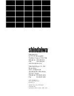 Preview for 28 page of Shindaiwa M231 Owner'S/Operator'S Manual