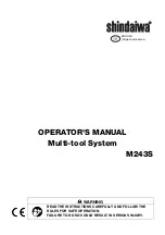 Preview for 3 page of Shindaiwa M243S Operator'S Manual