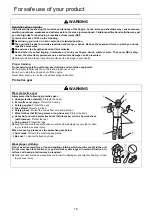 Preview for 12 page of Shindaiwa M243S Operator'S Manual