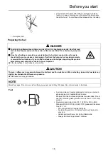 Preview for 17 page of Shindaiwa M243S Operator'S Manual