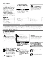 Preview for 2 page of Shindaiwa M254 Owner'S/Operator'S Manual