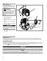 Preview for 16 page of Shindaiwa M254 Owner'S/Operator'S Manual