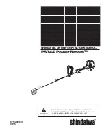 Предварительный просмотр 1 страницы Shindaiwa PowerBroom PS344 Owner'S/Operator'S Manual