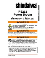 Shindaiwa PS262 Operator'S Manual preview