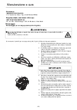 Preview for 114 page of Shindaiwa PT262S Operator'S Manual