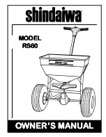 Shindaiwa RS60 Parts Catalog preview