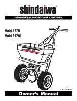 Shindaiwa RS76 Owner'S Manual preview