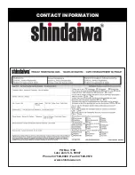 Предварительный просмотр 9 страницы Shindaiwa RS76 Owner'S Manual