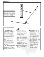 Preview for 4 page of Shindaiwa SBA-AH2422 Owner'S/Operator'S Manual