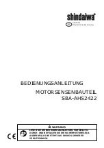 Предварительный просмотр 45 страницы Shindaiwa SBA-AHS2422 Operator'S Manual