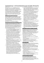 Предварительный просмотр 65 страницы Shindaiwa SBA-AHS2422 Operator'S Manual