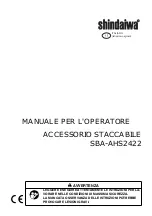 Предварительный просмотр 67 страницы Shindaiwa SBA-AHS2422 Operator'S Manual