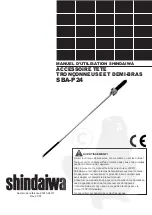 Предварительный просмотр 15 страницы Shindaiwa SBA-P24 Owner'S/Operator'S Manual