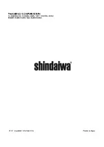 Preview for 28 page of Shindaiwa SBL133IDG Owner'S And Operator'S Manual