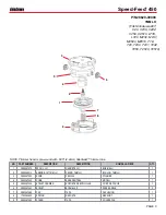 Preview for 3 page of Shindaiwa Speed-Feed 450 Illustrated Parts List