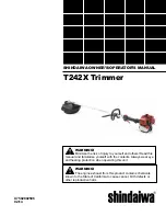 Shindaiwa T242X Owner'S/Operator'S Manual предпросмотр