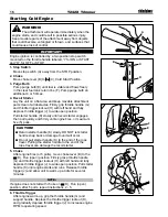 Предварительный просмотр 16 страницы Shindaiwa T242X Owner'S/Operator'S Manual