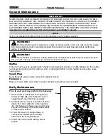 Предварительный просмотр 21 страницы Shindaiwa T242X Owner'S/Operator'S Manual