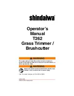 Preview for 1 page of Shindaiwa T262 Operator'S Manual