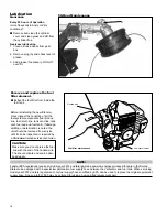 Предварительный просмотр 16 страницы Shindaiwa T282 Operator'S Manual