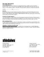 Preview for 32 page of Shindaiwa T2822X Owner'S/Operator'S Manual