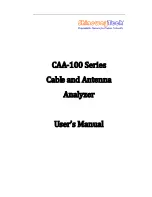 Предварительный просмотр 1 страницы ShinewayTech CAA-100 Series User Manual