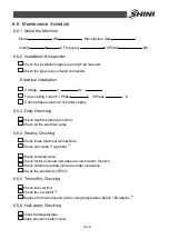 Preview for 61 page of Shini Large Flow Manual