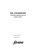 Shini SAL-810 Manual preview