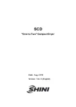 Shini SCD-160Ux2/200H Manual preview