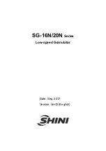 Предварительный просмотр 1 страницы Shini SG-16N Series Manual