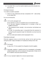 Preview for 13 page of Shini SG-23E Manual