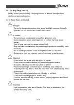 Preview for 12 page of Shini STM-1213-HPW Manual