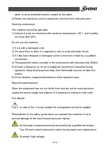 Preview for 16 page of Shini STM-1213-HPW Manual