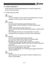 Preview for 12 page of Shini STM-1220-PW Manual