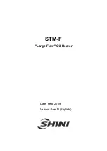 Shini STM-3050F Manual preview