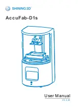 Preview for 1 page of Shining 3D AccuFab-D1s User Manual