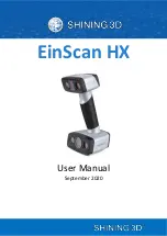 Shining 3D EinScan H Series User Manual preview