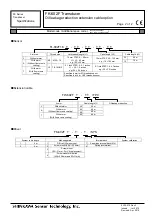 Preview for 2 page of Shinkawa FK Series Quick Manual